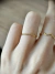Anel Slim Minimal Titânio com Banho de Ouro Resistente à Água - CL COLLECTION