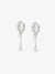 Argola Cravejada Drop Prata - comprar online