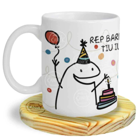 CANECA Flork Aniversário "REP BARDEI"