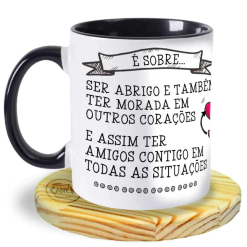 Caneca Trem Bala - Alça e Interior Color - comprar online