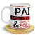 Caneca Pai Rubro-Negro Show de Bola