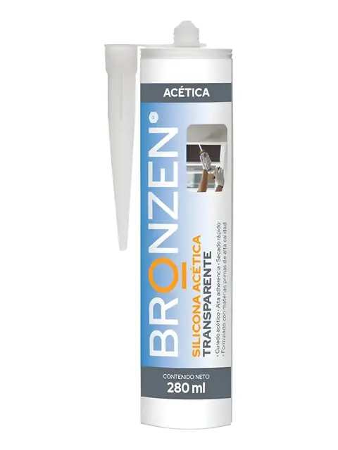 Silicona Acetica 280ml Bronzen