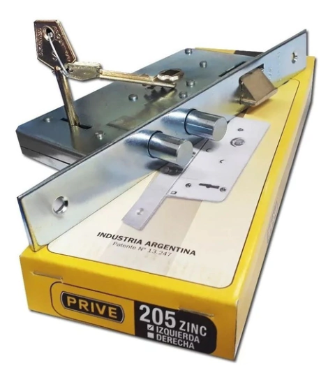 Cerradura de Seguridad Prive 205 doble perno