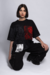 T-Shirt Oversized Fragmento na internet