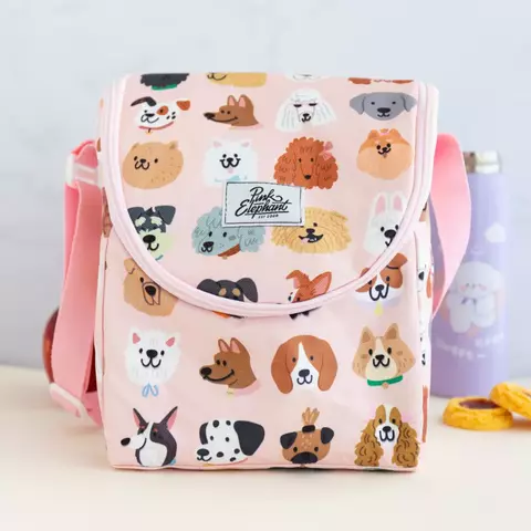 Lunchera grande caritas perritos - comprar online