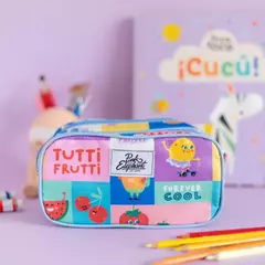 Cartuchera doble tutti frutti