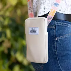 Bolso portacelular liso beige - comprar online