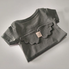 Body verde olivo (6-9 meses)