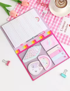 Set de notas kawaii en internet