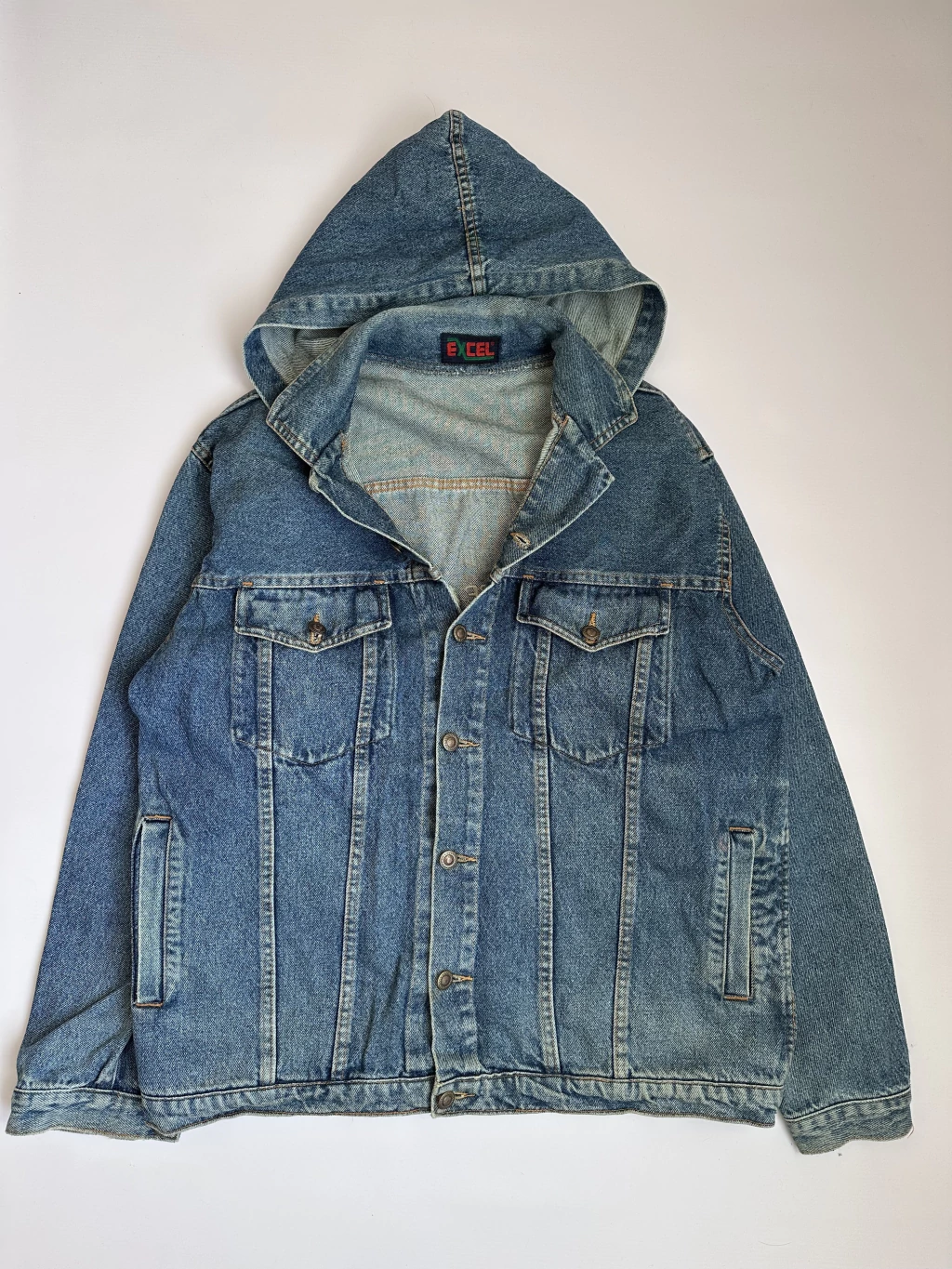 Campera de jean con capucha TL