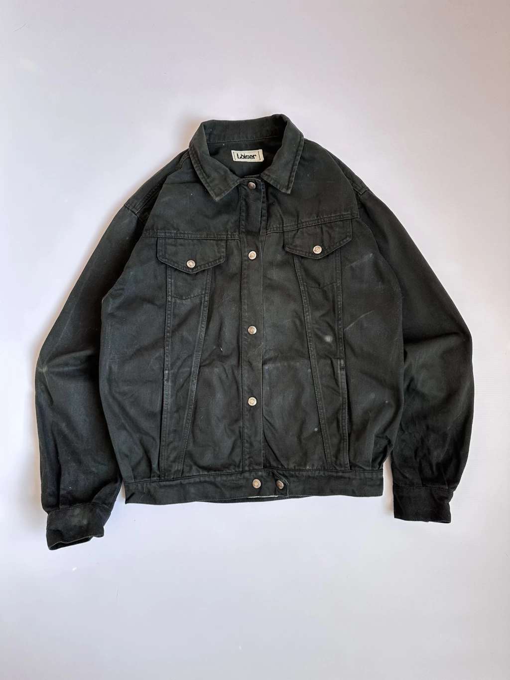 Campera de jean negra TM/L