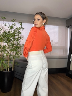 Body Morena Rosa Transpassado Laranja P - comprar online