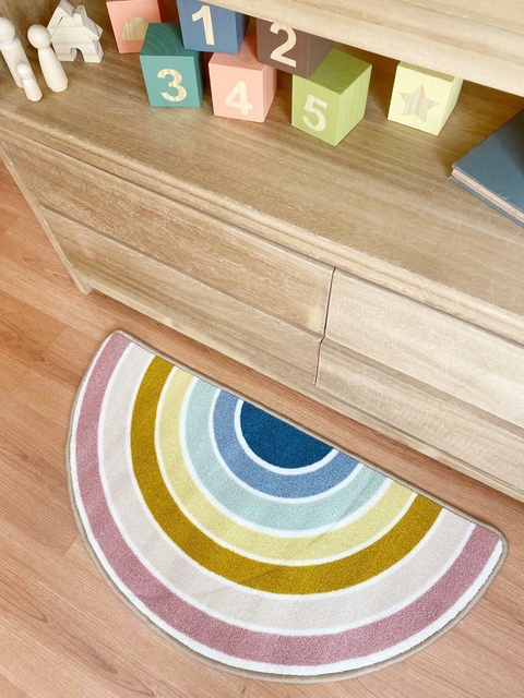 Alfombra tejida Arcoiris