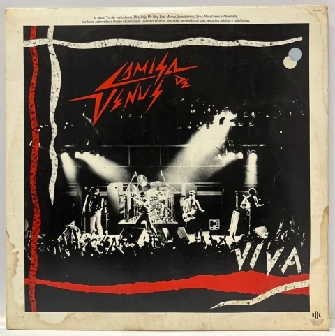 LP Camisa de Vênus - Viva Ao Vivo (Ed. Nacional Usado) - comprar online