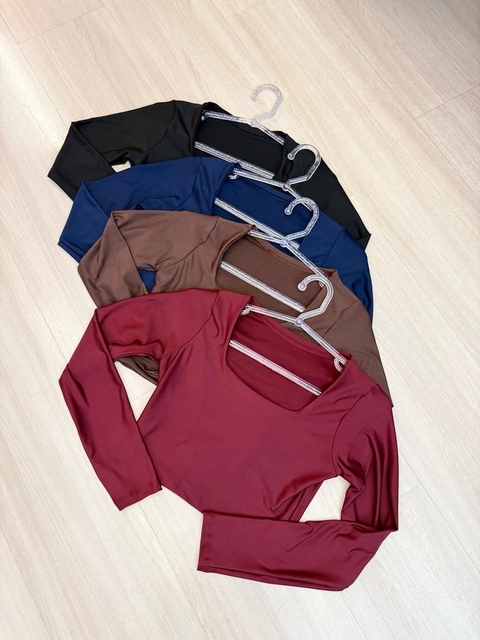 Cropped Sol manga longa - comprar online