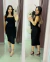 Vestido Aline fluit de poliamida tecido duplo - comprar online