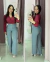Calça alfaiataria pantalona Vivian (forma pequena) na internet