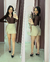 Shorts saia Sara alfaiataria