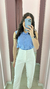 Calça Zara skinny alfaiataria (forma pequena) na internet