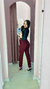 Calça Zara skinny alfaiataria (forma pequena)