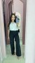 Calça alfaiataria pantalona Vivian (forma pequena)