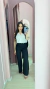 Calça alfaiataria pantalona Vivian (forma pequena) - comprar online