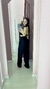 Conjunto alfaiataria Fernanda Cropped e calça na internet