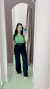 Calça alfaiataria pantalona Vivian (forma pequena) na internet