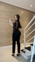 Body tule manga longa Gola alta - loja online