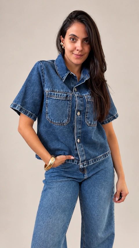 Camisa Jeans Milena