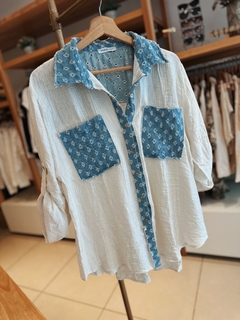 Camisa Combinada Jean - comprar online