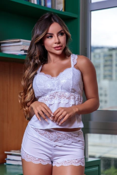 00610- BABY DOLL NADADOR CHIC CASUAL - Le Define Lingerie