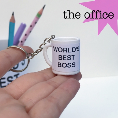 Chaveiro The Office - Word's Best Boss