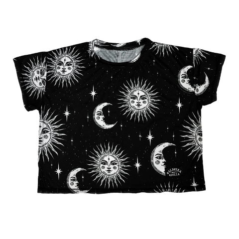 Remera Noemi SOL LUNA Negra