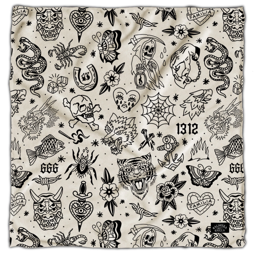 Manta TRADI Crudo y Negro PREVENTA