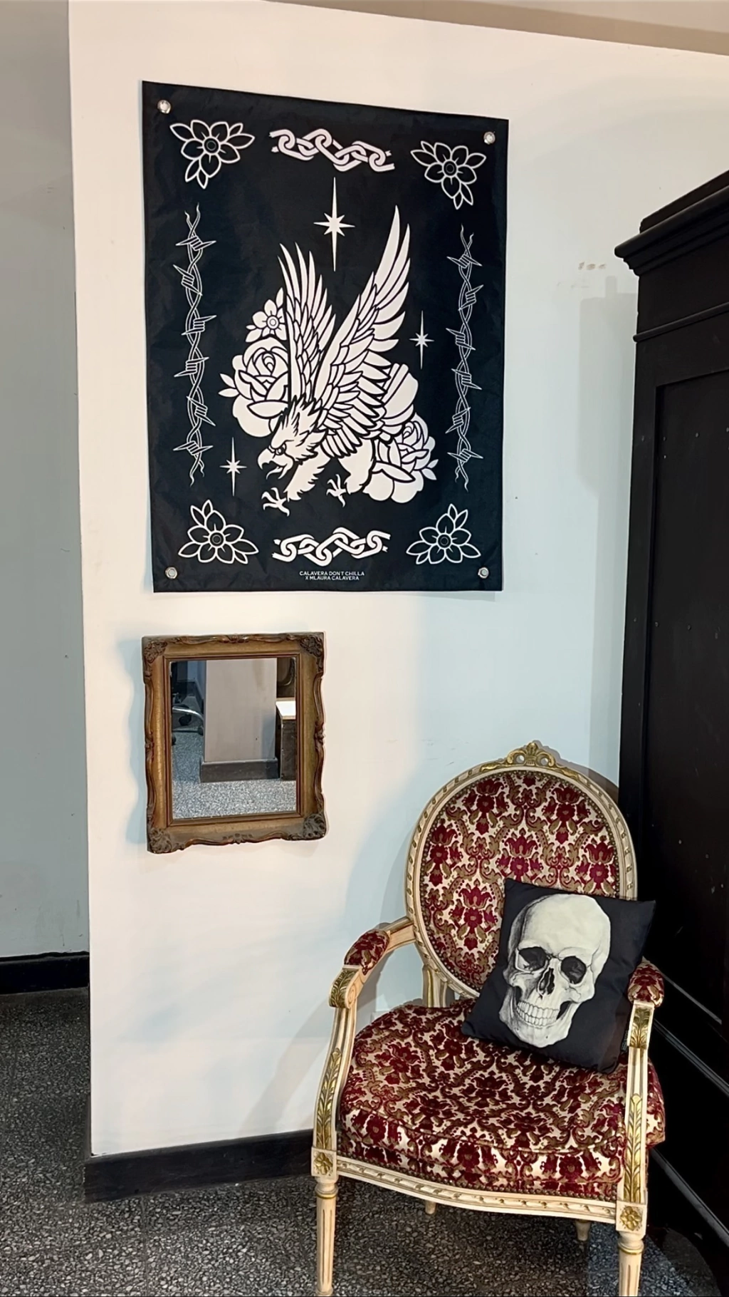 Tapiz Aguila - CDC x mLaura Calavera