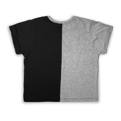 Remera Brody HALF Gris con Negro - comprar online