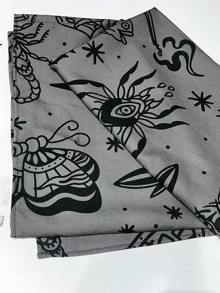 Mantel TRADI crudo y negro