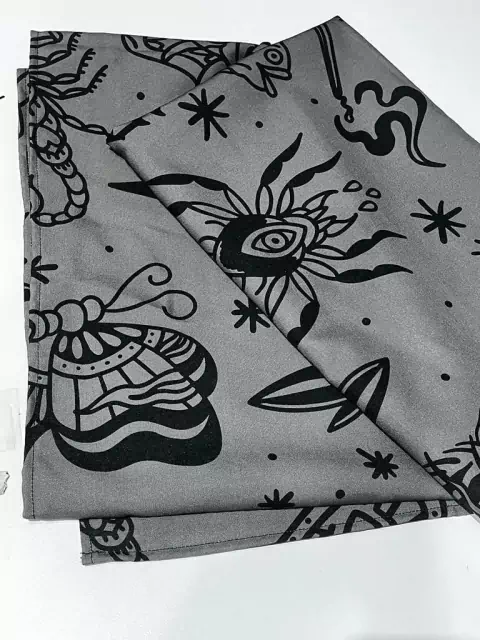 Mantel TRADI crudo y negro