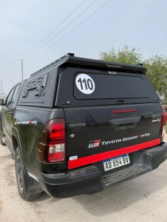 CANOPY ALUMINIO CON SPOILER Y REJAS LATERALES en internet