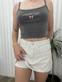 SHORT POLLERA RAYADO - comprar online