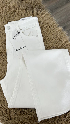 WIDE LEG ELASTIZADO CRUDO - comprar online