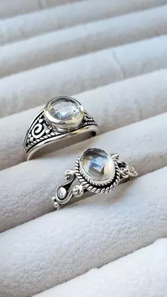 Anillo Eloise - Cuarzo Cristal y Plata 925 - comprar online