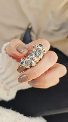 Anillo Capri - Topacio y Plata 925 - tienda online