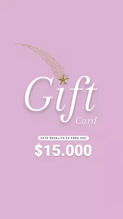 Gift Card $15.000
