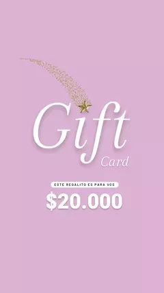 Gift Card $20.000