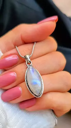 Collar Seúl - Piedra de la Luna XL - tienda online