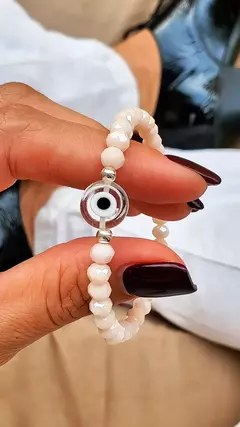 Pulsera Good Vibes Natural - Plata 925