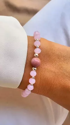 Pulsera Tokio - Rodonita y Plata 925 en internet