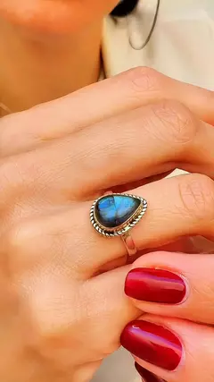 Anillo Domi - Labradorita